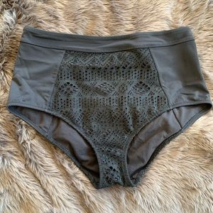 High waisted bikini bottoms